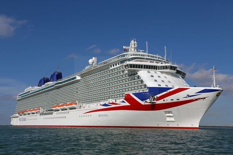 MV Britannia (2015) PampO Cruises aboard the new cruise ship Britannia Oceanliner
