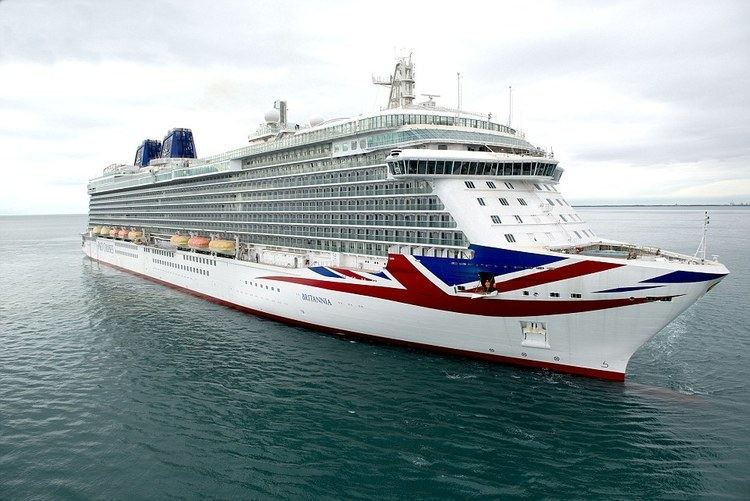 MV Britannia (2015) Sneak look inside the Britannia the LARGEST ever cruise ship for