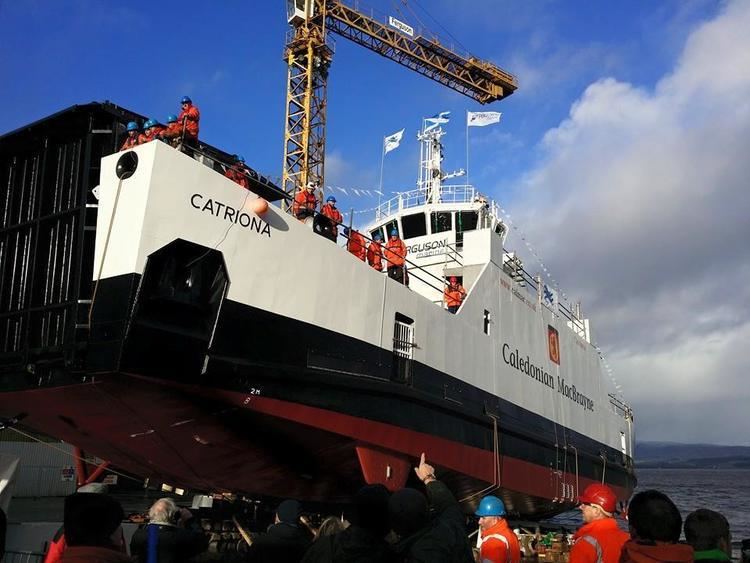 MV Catriona Spotted MV Catriona Hits the Water at Ferguson World Maritime News
