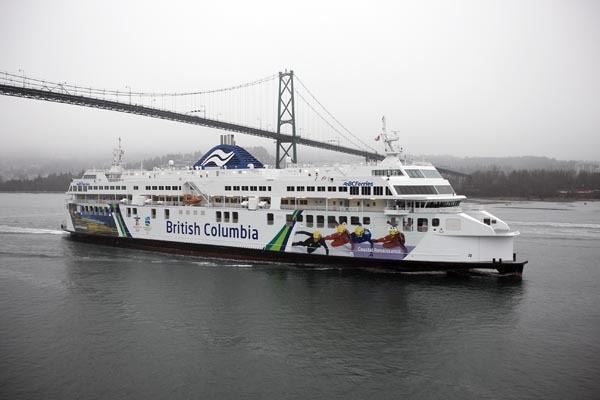 MV Coastal Renaissance World39s largest double ended ferry arrives in Vancouver harbour