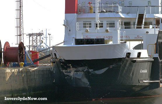 MV Coruisk GOUROCK ferry MV Coruisk seriously damaged in pier crash Maritime