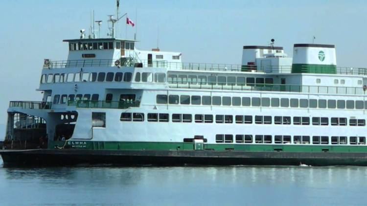 MV Elwha Washington State Ferries Elwha Docking at Sidney Vancouver Island