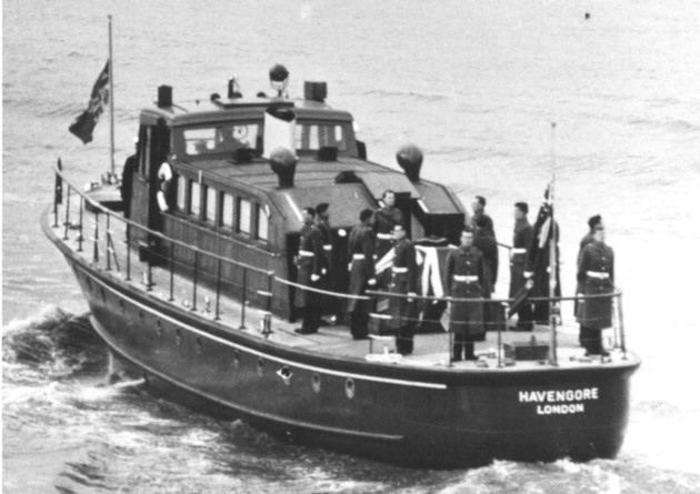 MV Havengore MV Havengore which carried Sir Winston Churchill39s coffin at state