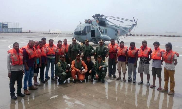MV Jindal Kamakshi Navy Rescues Crew of MV Jindal Kamakshi Indian Navy