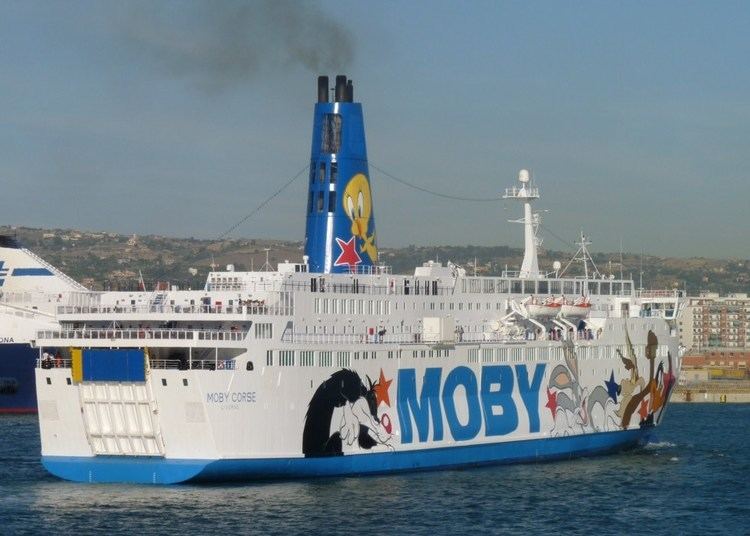 MV Moby Corse The ferry site