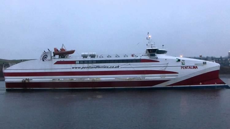 MV Pentalina Pentland Ferries MV Pentalina catamaran entering Aberdeen Harbour