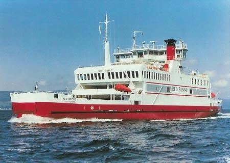 MV Red Osprey Red Funnel Raptor Class Ferry Postcards