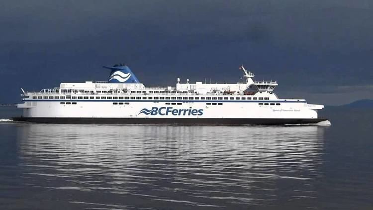 MV Spirit of Vancouver Island BC Ferries Spirit of Vancouver Island Leaving Tsawwassen YouTube