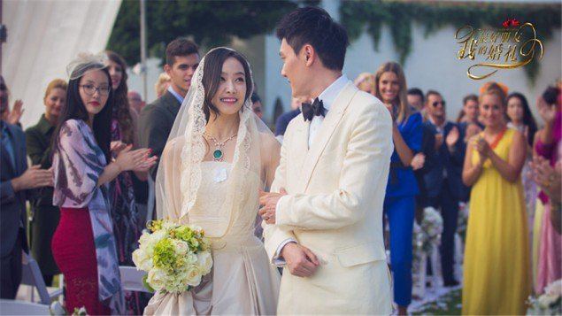 My Best Friend's Wedding (2016 film) Victoria is striking in a wedding dress for Chinese version of 39My