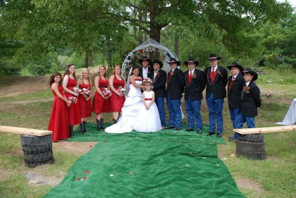 My Big Redneck Wedding The wedding party is all dressed up and ready to party MTV Photo