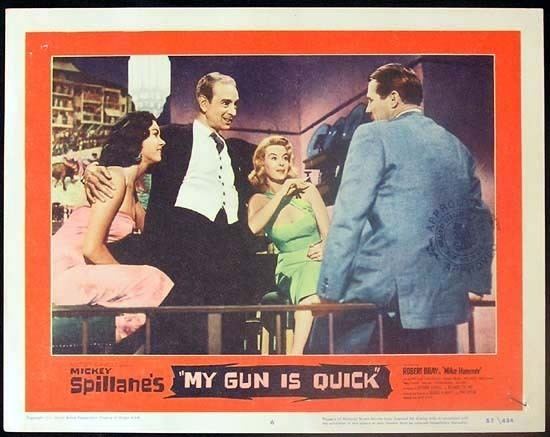 My Gun Is Quick (film) MICKEY SPILLANES MY GUN IS QUICK 1957 Mike Hammer RARE Lobby card 6
