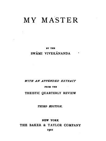 My Master (book) uploadwikimediaorgwikipediacommons444MyMas