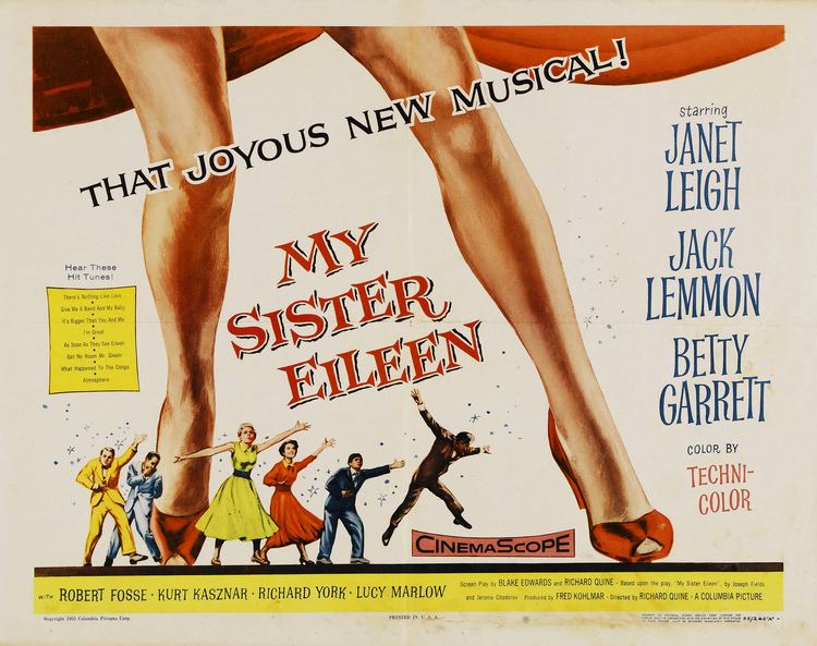 My Sister Eileen (1955 film) My Sister Eileen 1955 The Motion Pictures