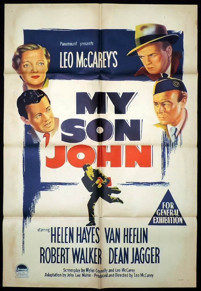 My Son John MY SON JOHN One Sheet Movie Poster Leo McCarey