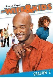 Damon Wayans, Tisha Campbell, Jennifer Freeman, George Gore II, and Parker McKenna Posey in the poster 2001 American sitcom, My Wife and Kids Season Two
