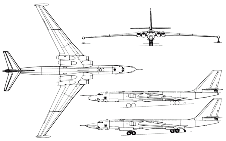 Myasishchev M-4 Myasishchev M4 3M bomber recon