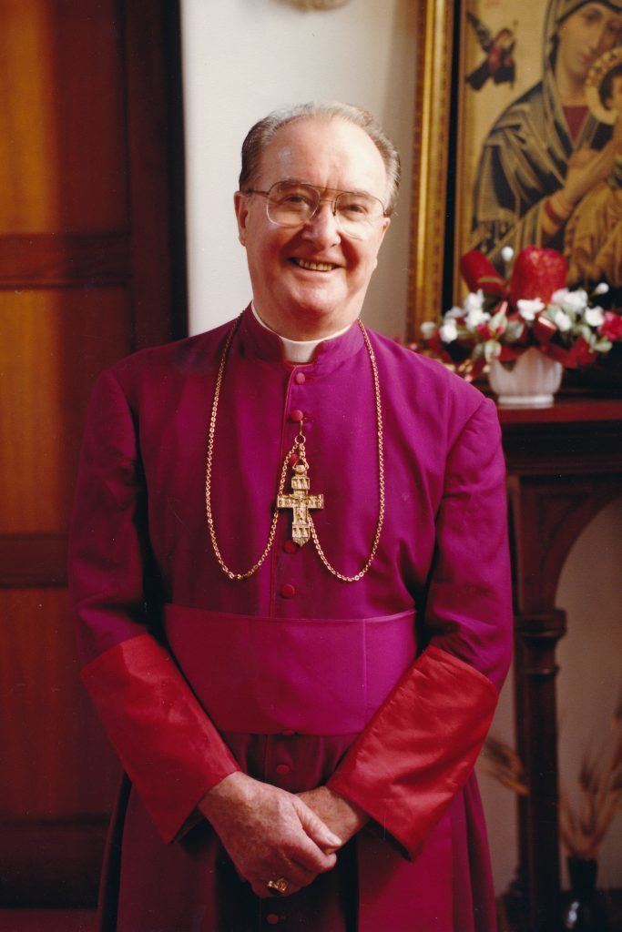 Myles McKeon The Record OBITUARY Bishop Myles McKeon a warm and sociable man