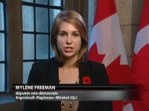 Mylène Freeman Mylne Freeman Remembrance day speech YouTube