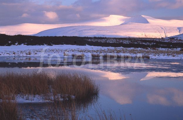 Mynydd Illtud Brecon Beacons Winter from Mynydd Illtyd Common