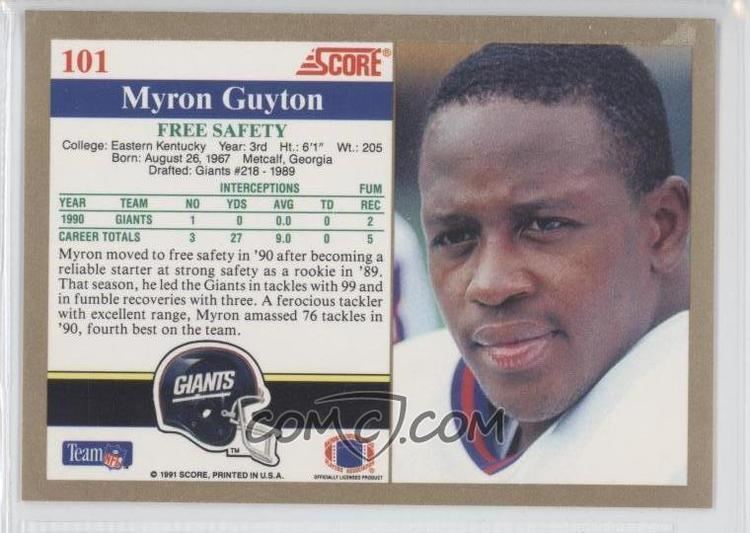 Myron Guyton dwc0739s 1991 Score 101 Myron Guyton COMC Card Marketplace