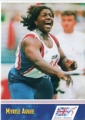 Myrtle Augee ATHLETICS Myrtle Augee 15 MAXX Athletics 1992 British Athletics