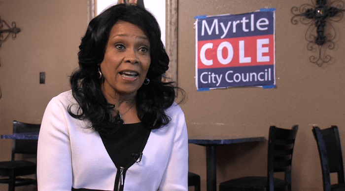 Myrtle Cole Myrtle Cole Hopes To Ride Supporters Enthusiasm To City Council