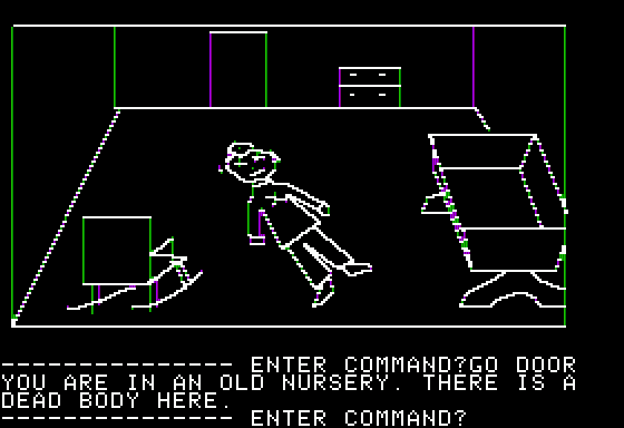 Mystery House HiRes Adventure 1 Mystery House Screenshots for Apple II MobyGames