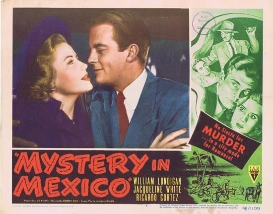 Mystery in Mexico MYSTERY IN MEXICO 1948 Film Noir William Lundigan Lobby Card 7