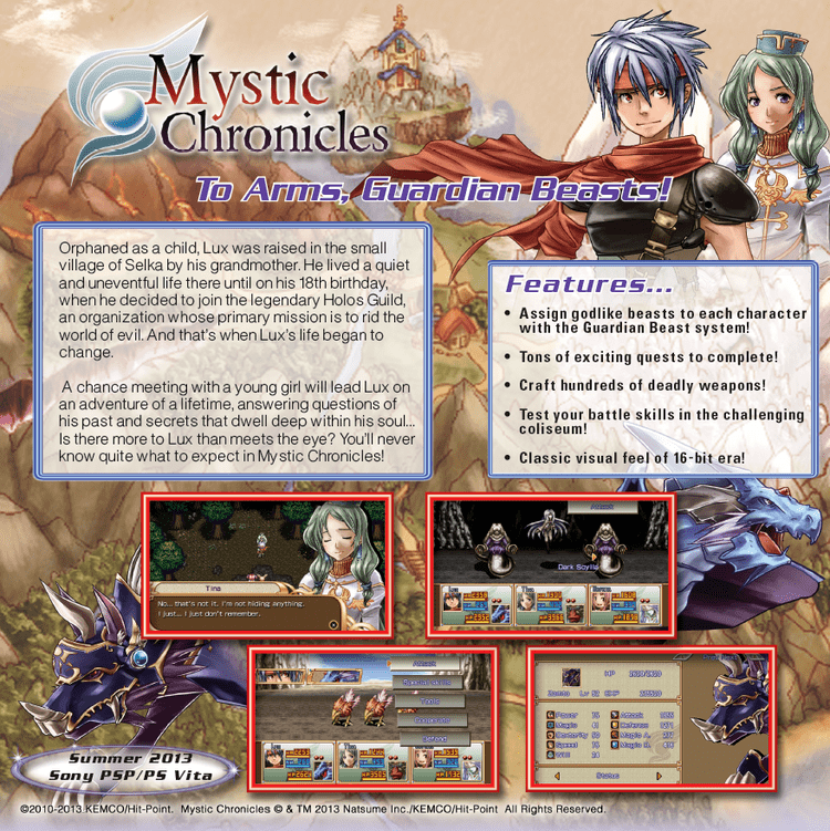 Mystic Chronicles Mystic Chronicles on PSN Today It39s Your Blast of Retro JRPG