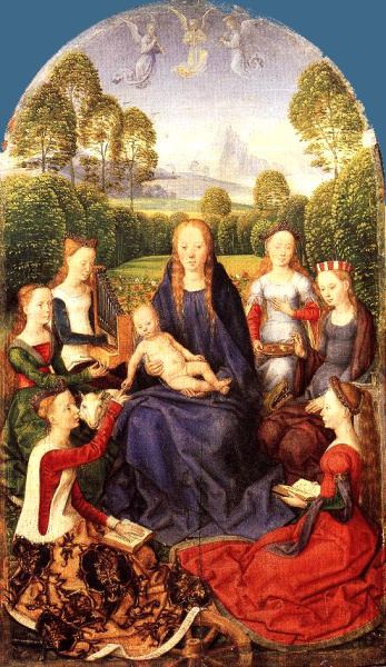 Mystical marriage of Saint Catherine Memling Mystical Marriage of Saint Catherine