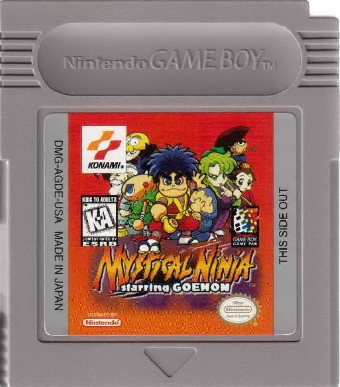 Mystical Ninja Starring Goemon (Game Boy) Mystical Ninja Starring Goemon 1998 Game Boy box cover art MobyGames