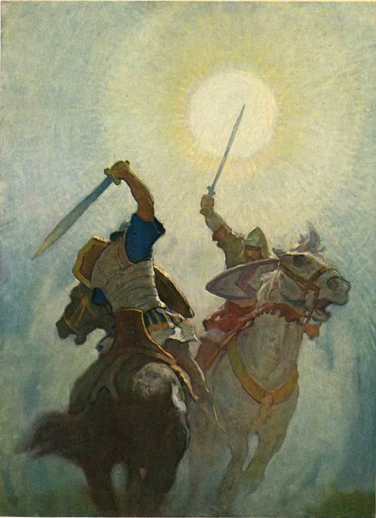 N. C. Wyeth Illustration N C Wyeth39s Legends of Charlemagne
