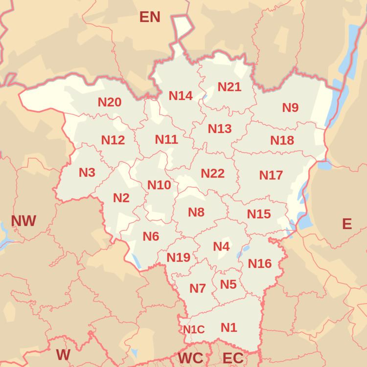 N Postcode Area Alchetron The Free Social Encyclopedia