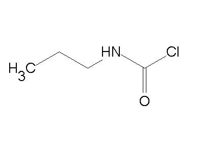 N-Propyl chloride Npropylcarbamoyl chloride C4H8ClNO ChemSynthesis
