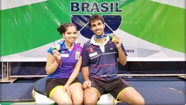 N. Sikki Reddy Badminton Indias Sikki Reddy Pranaav Jerry Chopra win their first