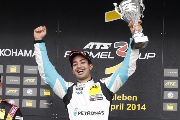 Nabil Jeffri Nabil secures another podium finish in German F3 race