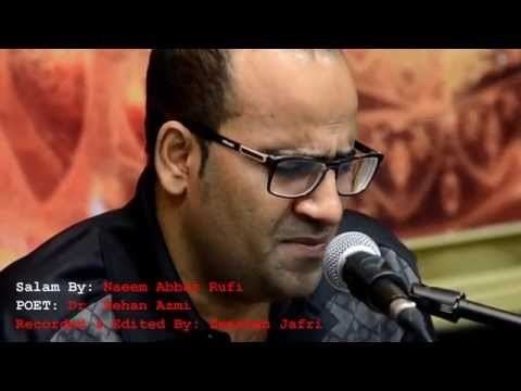 Naeem Abbas Rufi Naeem Abbas Rufi Bahaa Ke Ansoo 12th Moharram 1437 YouTube