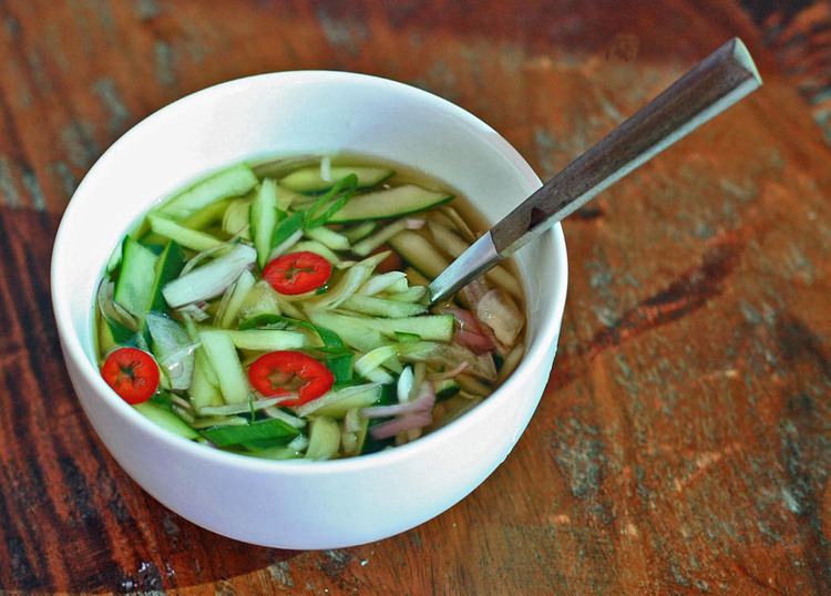 Naengguk Oi Naengguk Chilled Cucumber Soup Girl Cooks World