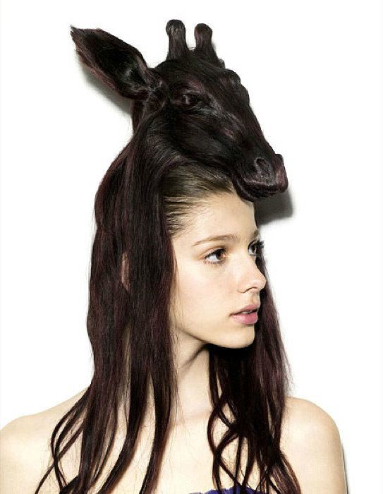 Nagi Noda 10 Mind blowing animalshaped hair sculptures by Nagi Noda