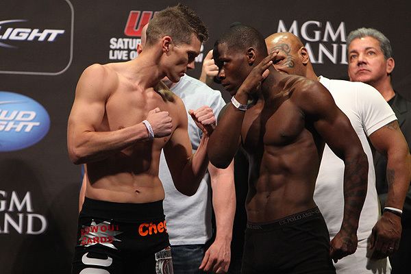 Nah-Shon Burrell Pictures UFC 160 Weighins Stephen Thompson and Nah