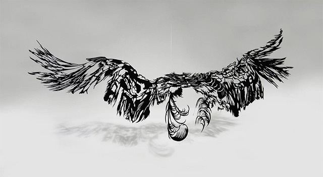 Nahoko Kojima Sculptures HandCut from Single Sheets of Paper by Nahoko