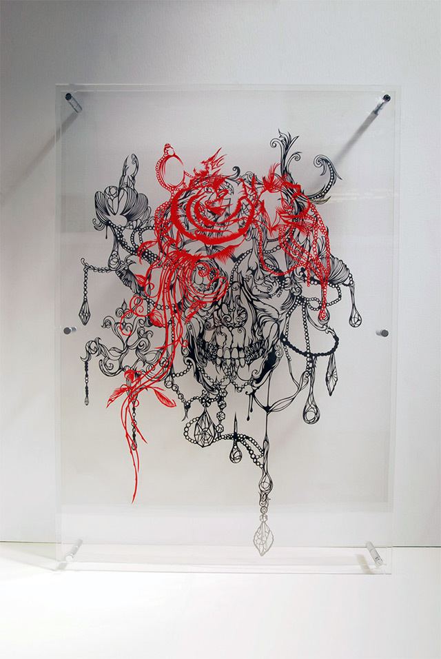 Nahoko Kojima Sculptures HandCut from Single Sheets of Paper by Nahoko