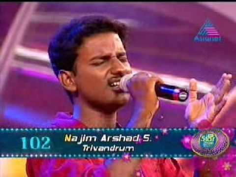 Najim Arshad Idea Star Singer 2007 Najim arshad audition song mera sona YouTube