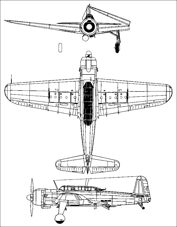 Nakajima B6N Nakajima B6N Tenzan JILL torpedobomber