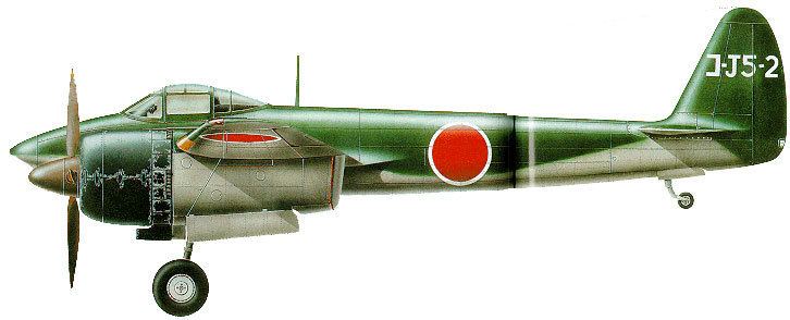Nakajima J5N WINGS PALETTE Nakajima J5N Tenrai Japan