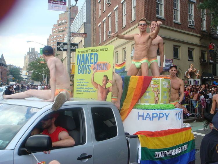 Nude boys in New York