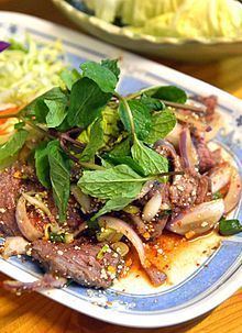 Nam tok (food) httpsuploadwikimediaorgwikipediacommonsthu