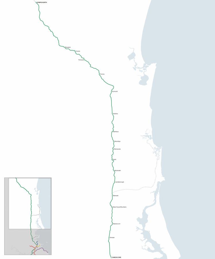 Nambour and Gympie North railway line