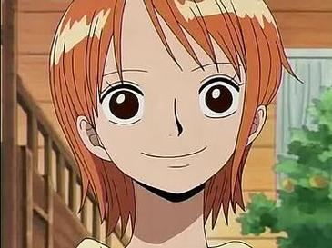 Nami while smiling