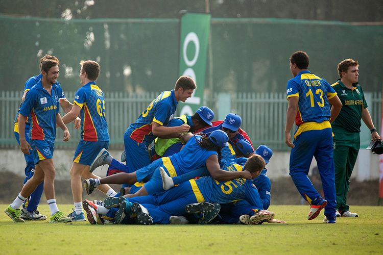 Namibia national cricket team Namibia39s shock ends South Africa39s title defence Cricket ESPN